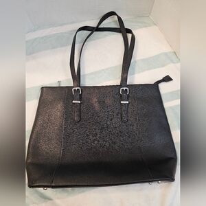 Bromen Leather Laptop Bag/Tote with Padded Compartments